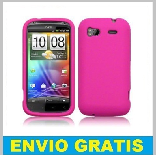 FUNDA SILICONA PARA HTC SENSATION 4G/G14 FUCSIA